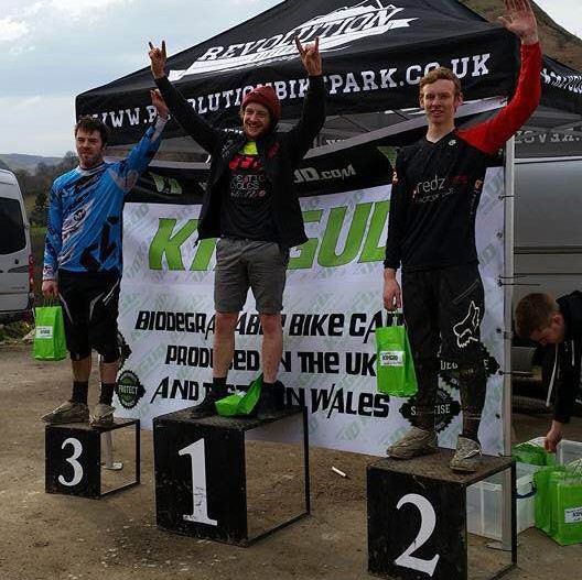 A 2nd place Podium finish for Dan Tay at DH series, Revolution Bike Park 